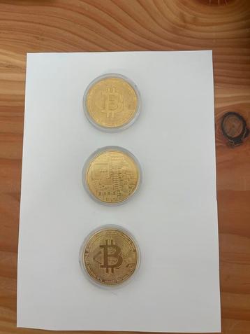 Bitcoin Munten - Set van 3 beschikbaar voor biedingen