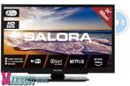 Salora 24" Travel Smart TV 12/230 Volt Smart, Wi-Fi, DVD