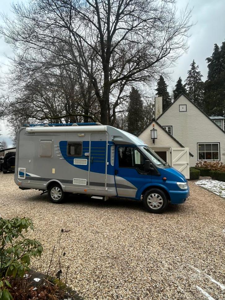 Dethleffs Fortereo bj2006 131pk euro 4 Airco vol opties!!, Caravans en Kamperen, Campers, Bedrijf, tot en met 3, Half-integraal