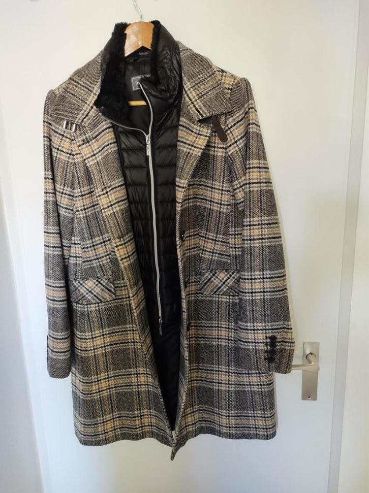Dames winterjas, geruit - White Label, maat 40-, Kleding | Dames, Jassen | Winter, Zo goed als nieuw, Maat 38/40 (M), Overige kleuren