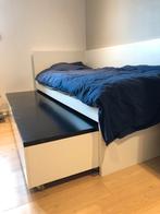 ikea bed met 2 opbergbakken, Huis en Inrichting, Slaapkamer | Bedden, Ophalen, Gebruikt, 90 cm, Eenpersoons