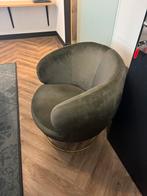 Donkergroene Fauteuil - Olijfkleurig, Huis en Inrichting, Stoelen, Ophalen, Gebruikt, Overige kleuren, Eén