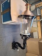 Geheel gerestaureerde antieke gevellamp buitenverlichting, Ophalen, Wandlamp, 50 tot 250 watt, IJzer