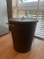 Vintage Metalen Afvalemmer, Gebruikt, Ophalen of Verzenden, Metaal, Minder dan 50 cm