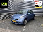 Nissan Micra 1.2 Acenta, Airco,APK, 3e eigenaar, Centr. verg, Voorwielaandrijving, 921 kg, 4 cilinders, Blauw