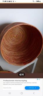 Grote fairtrade mand, Ophalen, Gebruikt, Mand, Rond