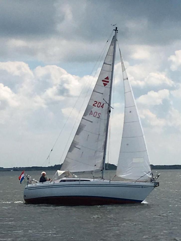 Trailerbare kajuit zeilboot met grereviseerde moto, Watersport en Boten, Kajuitzeilboten en Zeiljachten, Gebruikt, Tourjacht of Cruiser