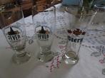 3 bier glazen Jever, Stern met goudkleurige rand Tezamen 3, Verzamelen, Biermerken, Ophalen, Zo goed als nieuw, Glas of Glazen