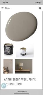 Annie Sloan Wall Paint French Linen 2,5 Liter, Verf, Ophalen of Verzenden, Zo goed als nieuw, Minder dan 5 liter