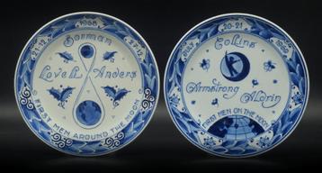 Porceleyne Fles wandbordjes Apollo 10 + 11 beschikbaar voor biedingen