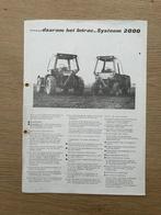 Deutz Intrac Systeem 2000 tractor folder leaflet, Ophalen of Verzenden, Zo goed als nieuw