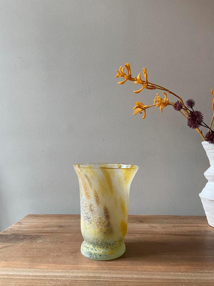 Vintage Murano Scavo vaas, Antiek en Kunst, Antiek | Vazen, Ophalen of Verzenden