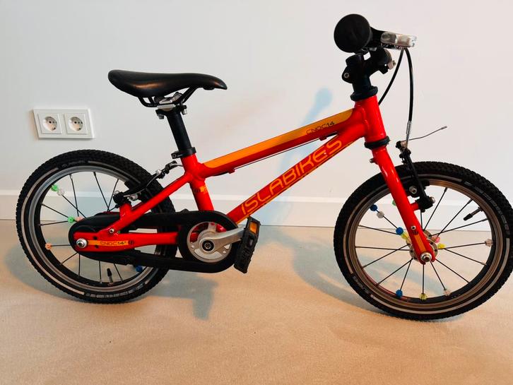 Licht gewicht Kinderfiets, Islabikes, 14 inch, handremmen, Fietsen en Brommers, Fietsen | Kinderfietsjes, Gebruikt, Minder dan 16 inch