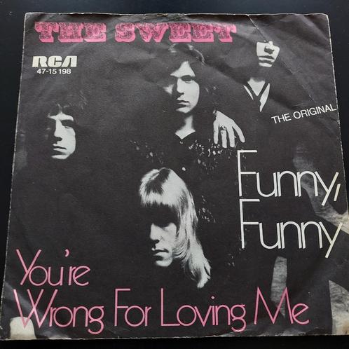 45 rpm The Sweet - Funny Funny (1971), Cd's en Dvd's, Vinyl Singles, Single, Pop, 7 inch, Ophalen of Verzenden