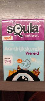 Squla Aardrijkskunde Wereld - Leuk Leren!, Hobby en Vrije tijd, Gezelschapsspellen | Kaartspellen, Een of twee spelers, Ophalen