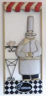 3D Wanddecoratie: Bistro / Tearoom - Kok - Bakker (nieuw, Huis en Inrichting, Woonaccessoires | Schilderijen, Tekeningen en Foto's
