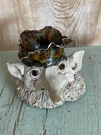 Gezicht trolletje trol kabouter bosnimf. Keramiek Gemerkt., Antiek en Kunst, Ophalen