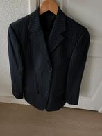 Kostuum krijtstreep, Ophalen of Verzenden, Zo goed als nieuw, Maat 46 (S) of kleiner, Zwart