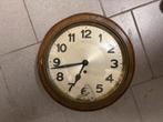 Defecte Stationsklok - Veer Gesprongen, Antiek en Kunst, Antiek | Klokken, Ophalen of Verzenden