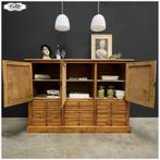 Oude Franse ladekast met 3 deuren Dressoir Kast, Ophalen