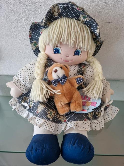 Orig, Simba, LAPPENPOP"DOLLY&BEER",50cm, Label/Kaart, Nieuw!, Kinderen en Baby's, Speelgoed | Poppen, Nieuw, Overige typen, Ophalen of Verzenden