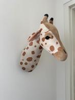 Kinderkamer decoratie Pluchen Giraffenkop 40cm, Ophalen of Verzenden, Nieuw, Wanddecoratie