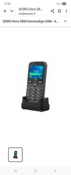 Doro 5860 Seniorentelefoon - Eenvoudig in gebruik!, Telecommunicatie, Mobiele telefoons | Overige merken, Ophalen, Gebruikt, Minder dan 3 megapixel