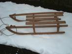 Vintage houten slee, Ophalen, Gebruikt, Hout