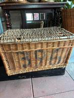 Vintage bakkersmand, Huis en Inrichting, Woonaccessoires | Schalen en Manden, Ophalen of Verzenden, Gebruikt, Rechthoekig, Riet