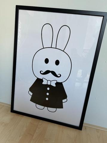 Nijntje  poster - man met snor beschikbaar voor biedingen