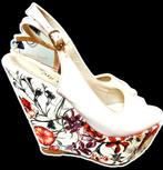 Elegante Dames Schoenen, Wit, Unobell, Ophalen of Verzenden, Zo goed als nieuw