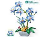 Questmate Bloemen Bouwset - Orchidee blauw - Bloemenboeket, Ophalen of Verzenden, Zo goed als nieuw