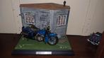 1x franklin mint harley davidson motor 1/10 en display, Ophalen of Verzenden, Zo goed als nieuw, 1:9 t/m 1:12, Motor