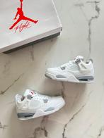 Air Jordan 4 Retro White Oreo Maat 44, Nieuw, Ophalen of Verzenden