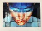4Dreams schilderij Blue girl 180x120, Ophalen, Zo goed als nieuw, Schilderij, 100 tot 125 cm