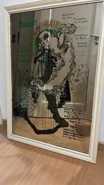 Mooie vintage reclame spiegel edwards harlene hair, Ophalen, Zo goed als nieuw, Reclamebord
