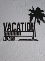 Vakantie T-shirt,  grote maat 4xl, Wit, Shirt, Nieuw, Ophalen of Verzenden