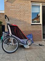 Thule Chariot Cougar fietskar, Fietsen en Brommers, Fietsaccessoires | Aanhangers en Karren, Ophalen, Gebruikt, Vering, Thule Chariot