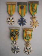 Oude medaille 5x vierdaagse Nijmegen, Verzamelen, Ophalen of Verzenden, Landmacht, Nederland, Lintje, Medaille of Wings