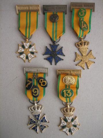 Oude medaille 5x vierdaagse Nijmegen beschikbaar voor biedingen