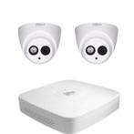 2MP Dahua beveiligingscamera set / 4CH DVR + 2x camera's, Ophalen of Verzenden, Nieuw, Buitencamera