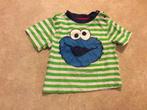 Sesamstraat shirtje Koekiemonster. maat 86, Ophalen of Verzenden, Zo goed als nieuw, Meisje, Shirtje of Longsleeve