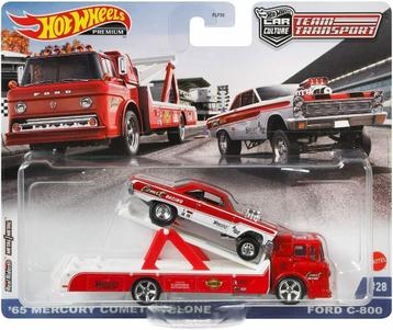 Hotwheels 1:64 Mercury Comet Cyclone met Ford C 800 no 28 beschikbaar voor biedingen