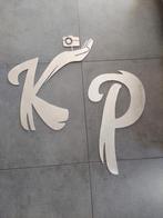 Kp letters rvs, Ophalen, Gebruikt