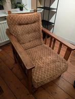 Vintage Rook Stoel, Huis en Inrichting, Ophalen, Hout, Gebruikt, 75 tot 100 cm