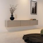 Zwevende tv meubels Beige/Grijs t/m 280cm NIEUW vanaf 250,-, Huis en Inrichting, Kasten | Televisiemeubels, Ophalen, Nieuw, Dutchflames