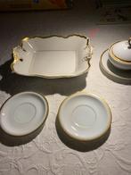 Antieke Broodschaal met botervlo, Antiek en Kunst, Ophalen of Verzenden