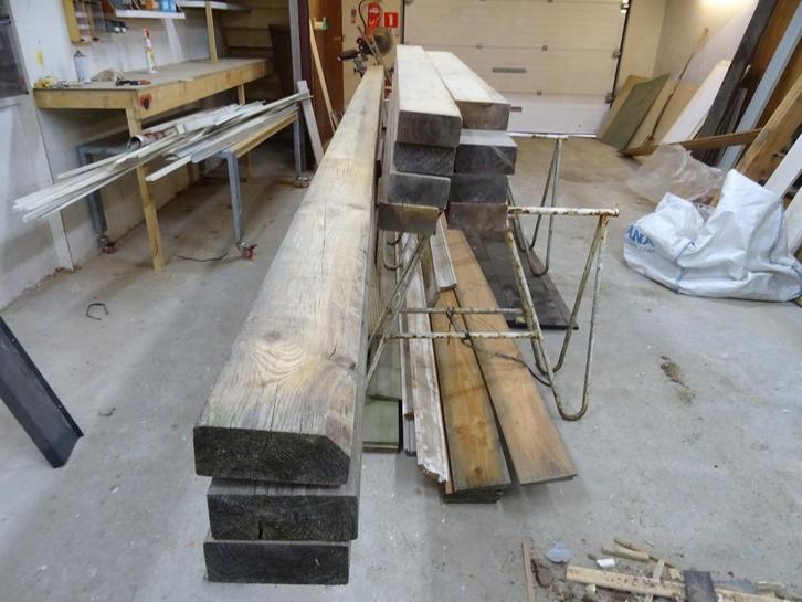 11 Gordingbalken,balken,Gording Balken,Gordingsbalken, Doe-het-zelf en Verbouw, Hout en Planken, Zo goed als nieuw, Balk, Ophalen