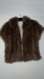 Gilet fluffy bruin, Kleding | Dames, Ophalen of Verzenden, Zo goed als nieuw, Maat 38/40 (M), Bruin