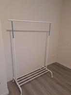 Wit kledingrek Rigga (Ikea), Ophalen, Met wielen, Zo goed als nieuw